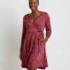Freesia Long Sleeve Wrap Dress