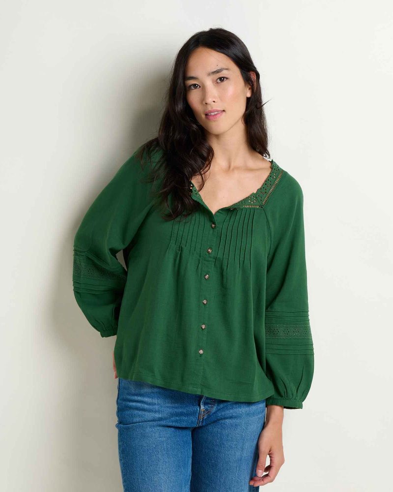 Manzana Peasant Long Sleeve Shirt