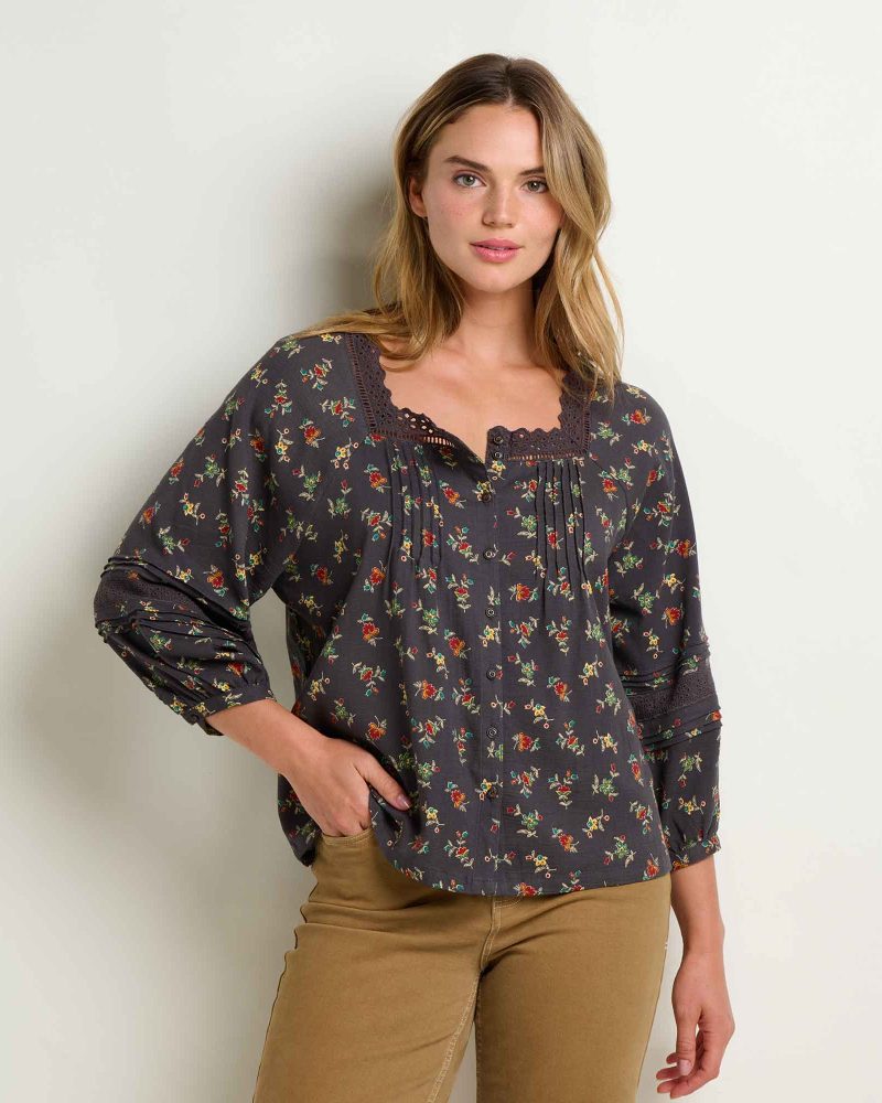 Manzana Peasant Long Sleeve Shirt