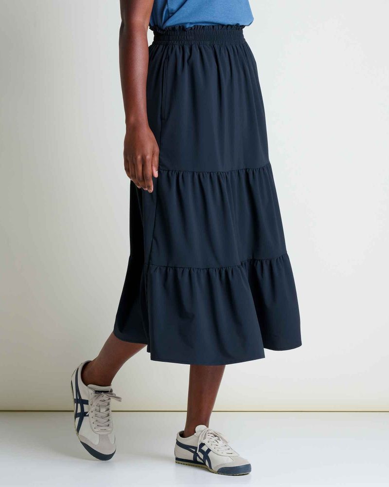 Sunkissed Tiered Midi Skirt