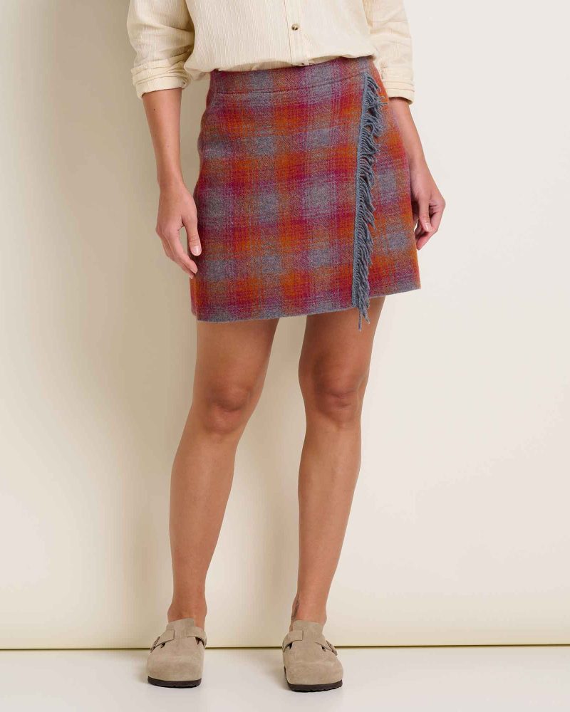 Merino Heartfelt Wrap Skirt