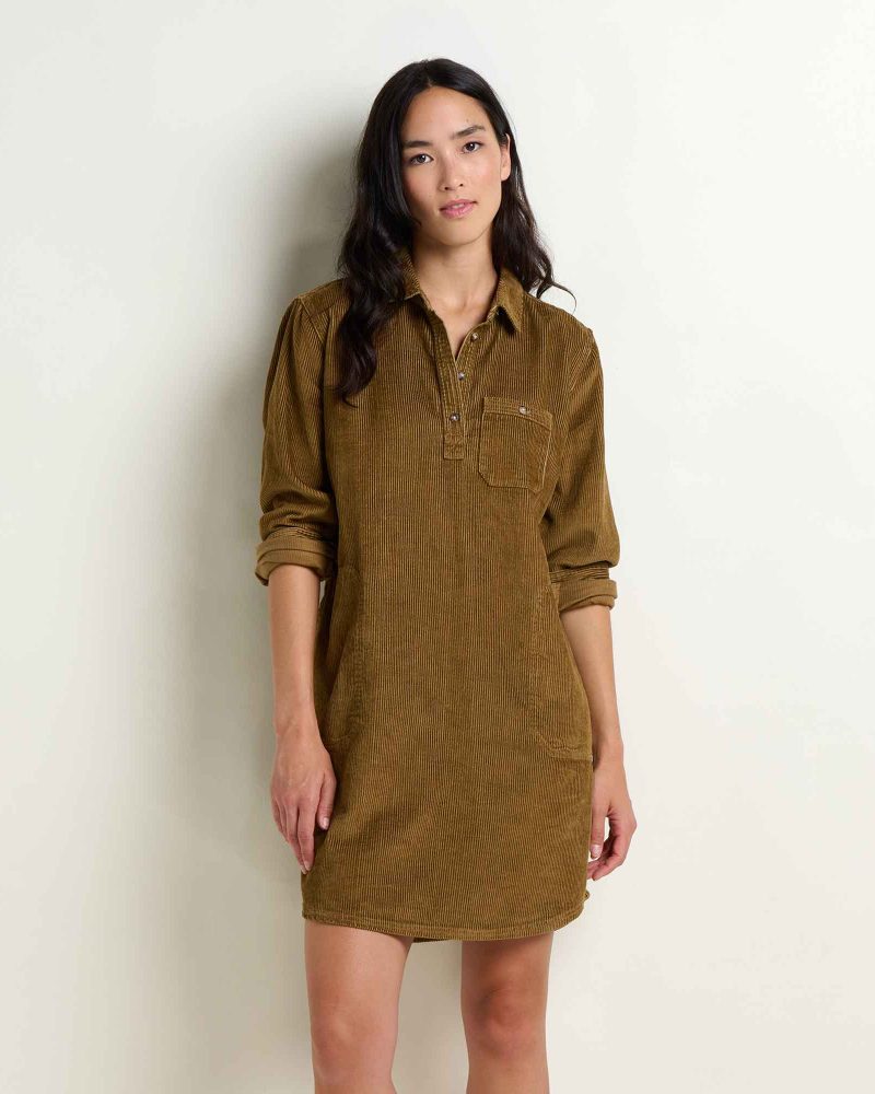 Cascadia Popover Cord Dress