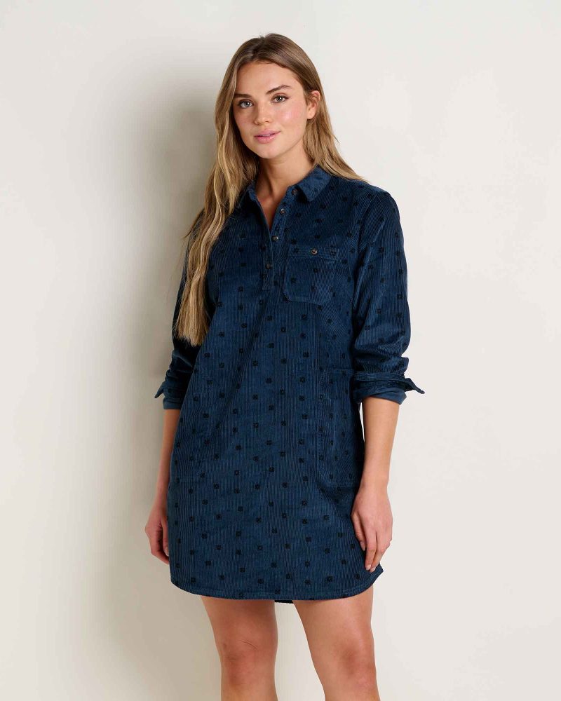 Cascadia Popover Cord Dress