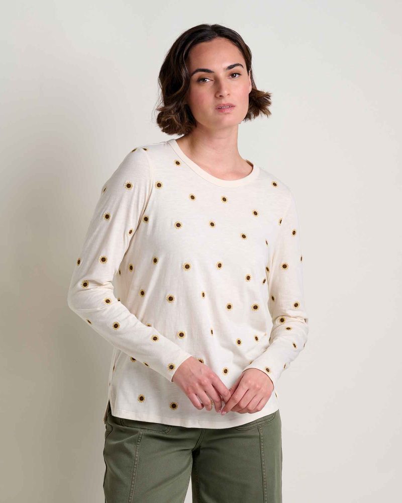 Women's Primo Long Sleeve Crew Embroidered