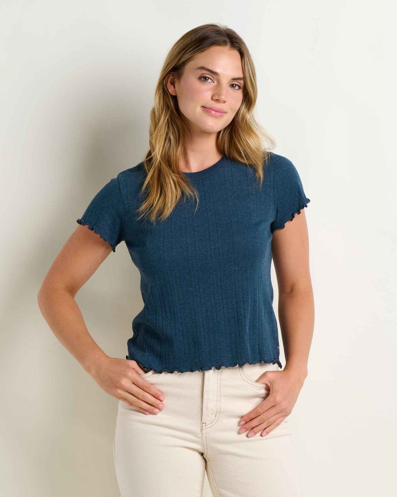 Foothill Pointelle Baby Tee