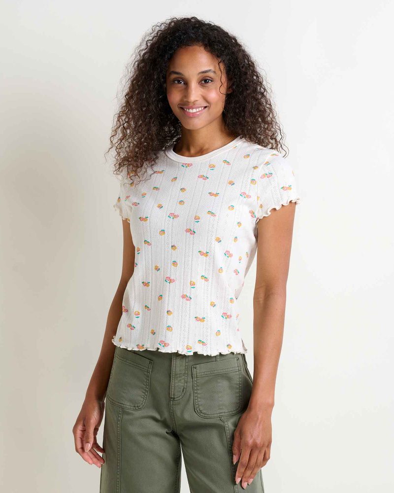 Foothill Pointelle Baby Tee
