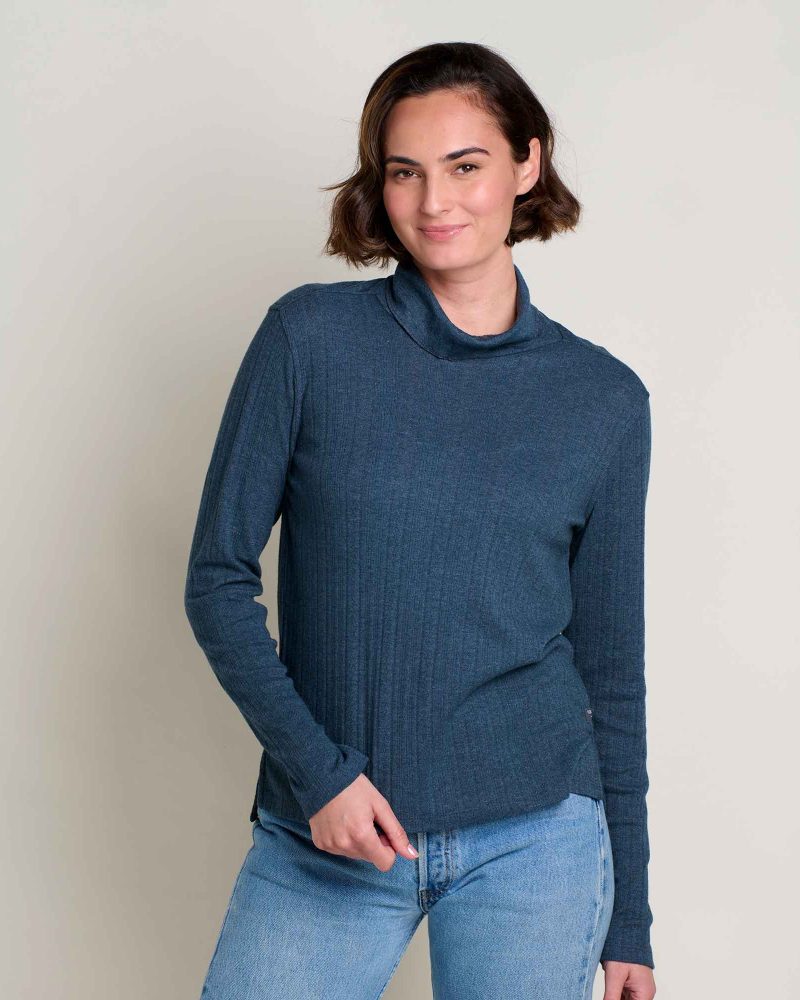 Foothill Pointelle Long Sleeve T-Neck