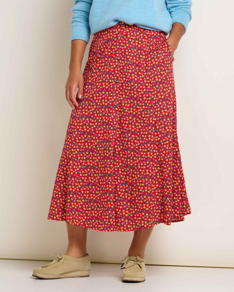 Manzana Paneled Midi Skirt