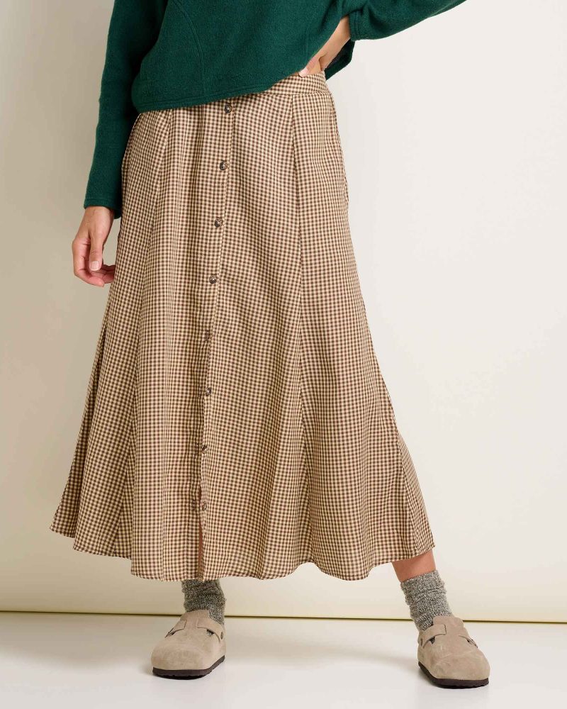 Manzana Paneled Midi Skirt