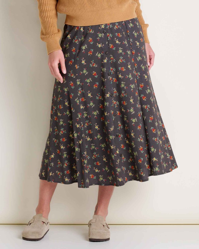 Manzana Paneled Midi Skirt
