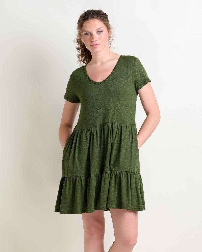 Marley Tiered Short Sleeve Dress