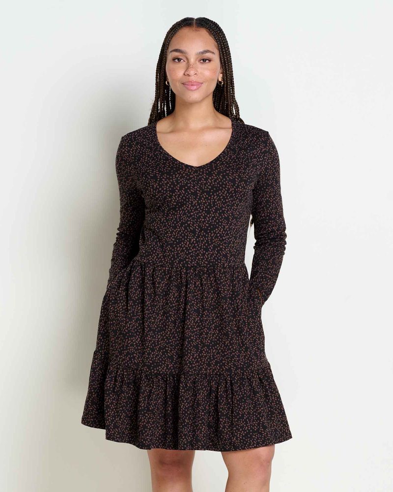 Marley Tiered Long Sleeve Dress