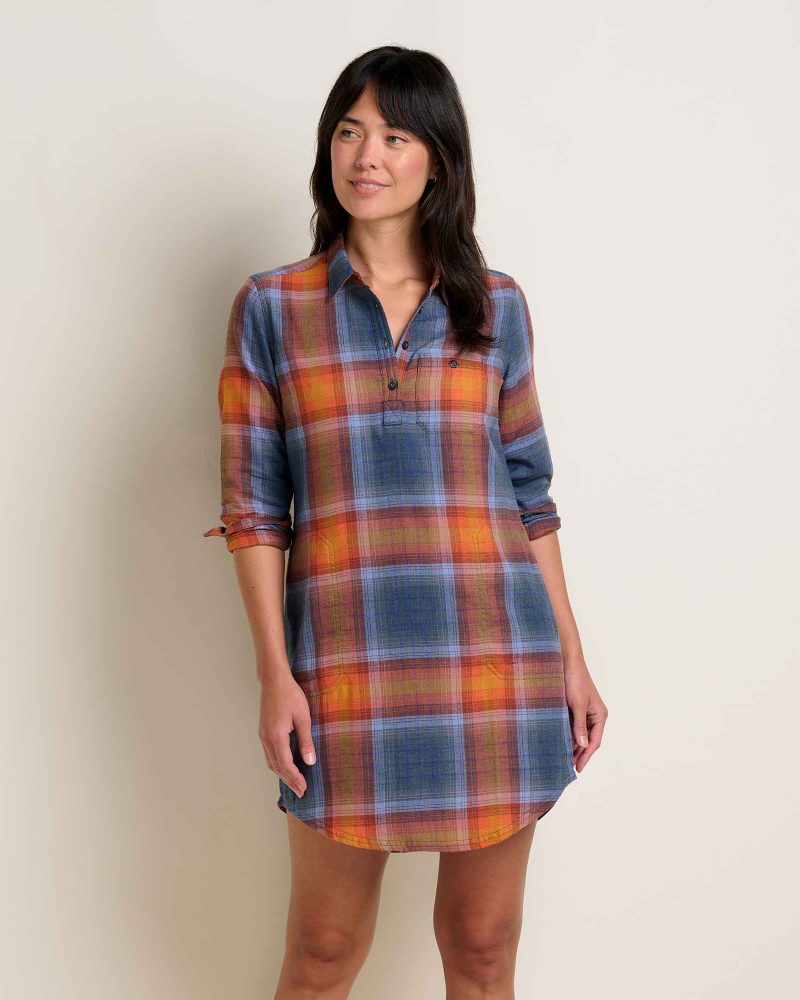 Re-Form Flannel Shirtdress